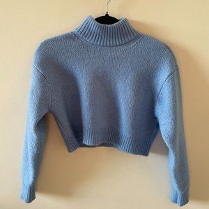 Sunday Best Chunky Turtleneck Crop Sweater